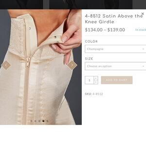 Caromed post op lipo surgical girdle garment Size Medium EUC